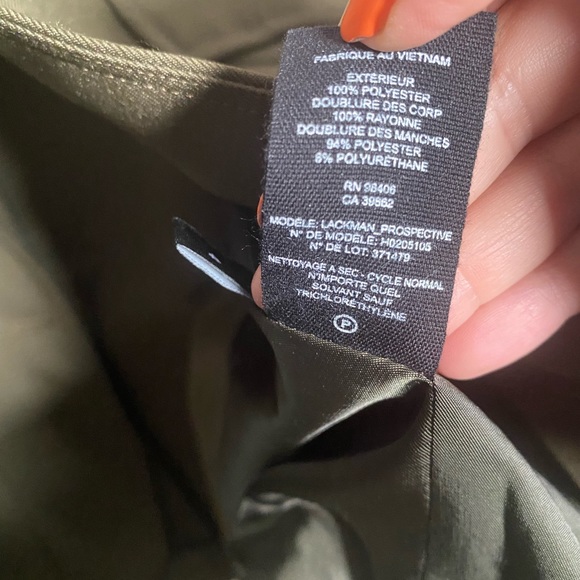 Theory Green Lackman Blazer Size 4 - Picture 6 of 10